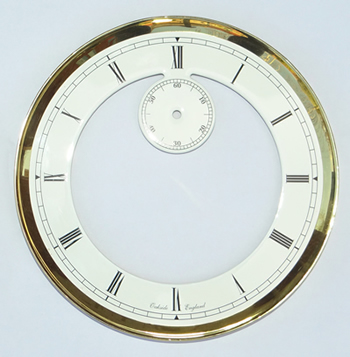 Dial 0905: Oakside 182mm open face white Dial including hands.