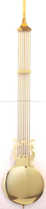 Pendulum 093: Kieninger 100cm x 170mm Lyre Pendulum